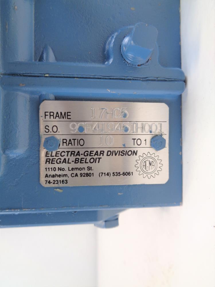 Electra-Gear Gear Reducer, 17HC5, Ratio 10:1